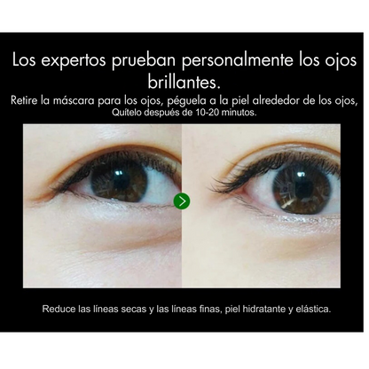 Parche verde para las ojeras