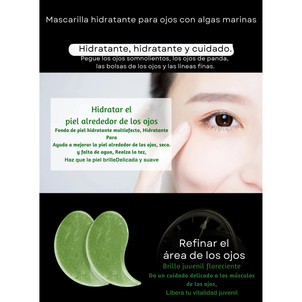 Parche verde para las ojeras