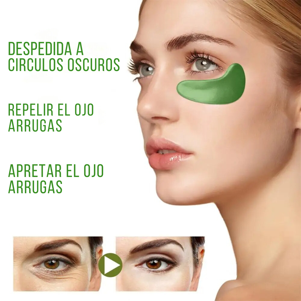 Parche verde para las ojeras