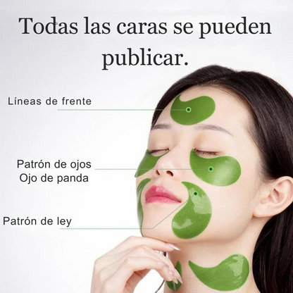 Parche verde para las ojeras