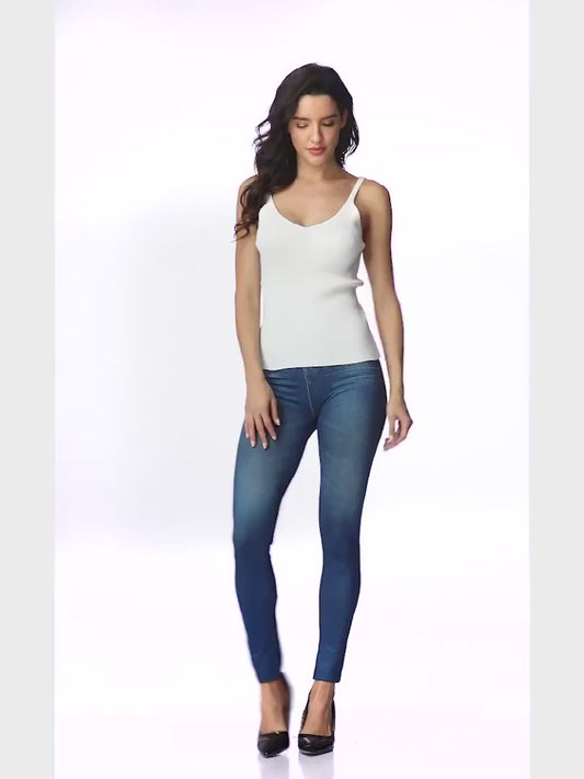 Pantalones de mujer imitación denim